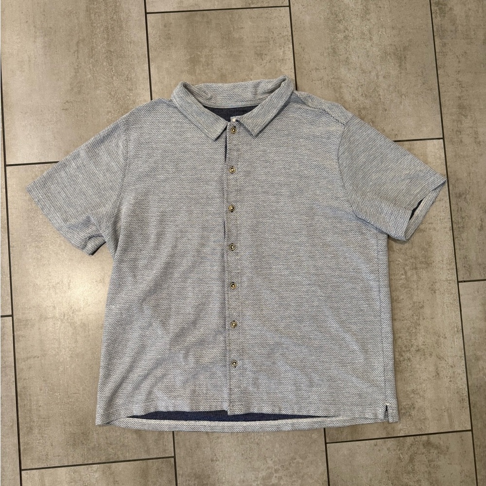 Carbon2Cobalt Grey Shortsleeved Button up